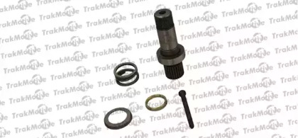 350004 TRAKMOTIVE TRAKMOTIVE VW Приводной вал L=130mm, 26/37 зуб. T5 1.9D/2.0 03-, MULTIVAN V 2.0 TSI 12-15