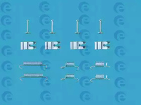 310061 ERT Монтажний к-кт гальм. колодок (вир-во ERT)