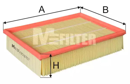 K173 MFILTER Фільтр повітряний Passat B5/A4/A6 1.6-2.8/1.9TDI 97>