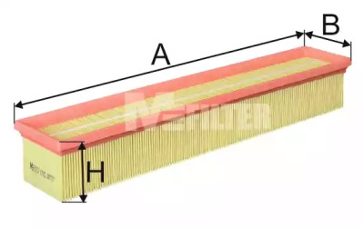 K7022 MFILTER Фільтр повітряний C200/230 Kompressor W203 M111 00>02