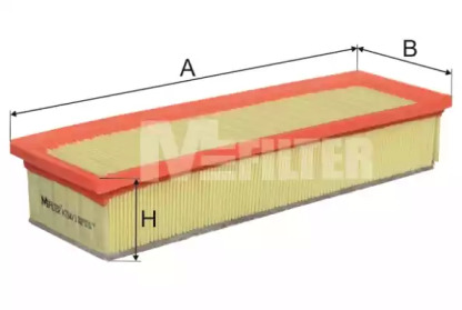 K7341 MFILTER Фильтр воздушный 1.6 16V Berlingo/Partner 01-/C2/C3 03-