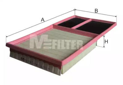 K746 MFILTER Фільтр повітряний 1.4-1.6 16V Caddy 06-10/Golf 06-13/Octavia 04-/Fabia 06-
