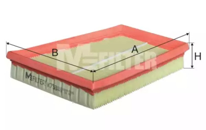 K758 MFILTER Фільтр повітряний Fiesta/Fusion 1.9 TDCi 04-