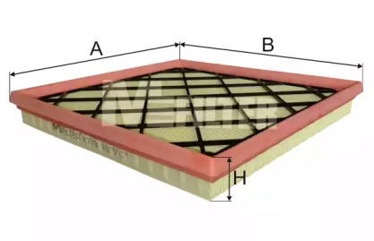 K778 MFILTER Фильтр воздушный Astra J 1.4/1.6 i 12-/Cruze 1.6/1.8 i 09-