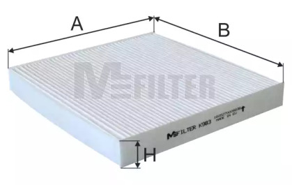 K983 MFILTER Фільтр салону Accord/Civic/CR-V III 03-