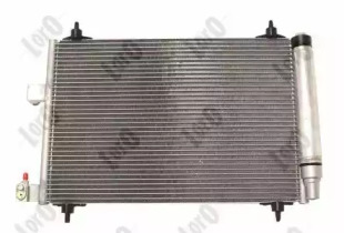 0380160015 LORO Радиатор кондиционера Citroen C5 II/III/C6/Peugeot 407 1.6-3.0D 04-