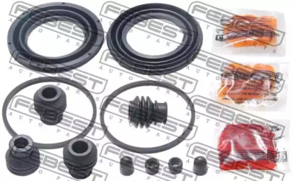 0275J10EF FEBEST РЕМКОМПЛЕКТ СУППОРТА ТОРМОЗНОГО ПЕРЕДНЕГО NISSAN QASHQAI J10F 2006-
