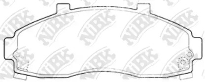 PN0664 NIBK Колодки передние   Kia Pregio