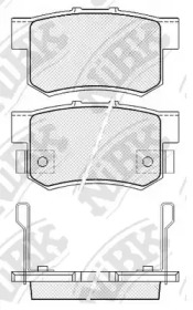 PN8397 NIBK Колодки тормозные (без датчика)