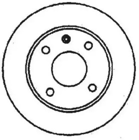 561087JC JURID JURID VW диск гальмівний передній Audi,VW,Seat