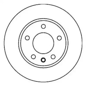 562041JC JURID JURID VW гальмівний диск передн.Audi A1Golf IV, Polo Skoda Fabia,Octavia I,Roomster,Polo  96-