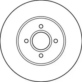 562206JC JURID JURID FORD Диск тормозной передн.Mondeo III 00-
