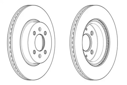 562944JC JURID JURID HYUNDAI диск гальм. передн. i20, KIA Rio