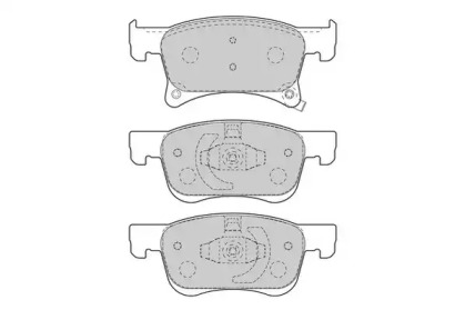 573657J JURID JURID OPEL Колодки торм. пер. Corsa E 1,0-1,4 14-, Adam
