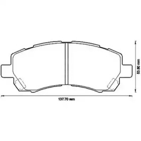 572566J JURID JURID SUBARU Тормозные колодки передн.Subaru Impreza,Legacy 89-00