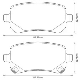 573299J JURID JURID CHRYSLER Тормозные колодки Grand Voyager 07-