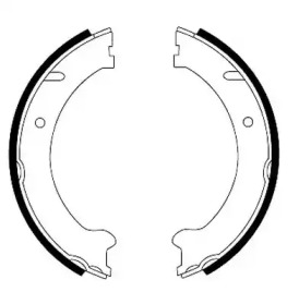 362429J JURID JURID VOLVO Торм колодки задн. S70 (874) 2.0 97-00, V70 I 2.4 Turbo AWD 99-00