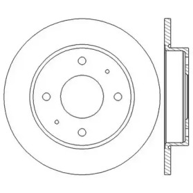 562574JC JURID JURID MITSUBISHI диск гальмівний задній Colt -12, SMART Forfour