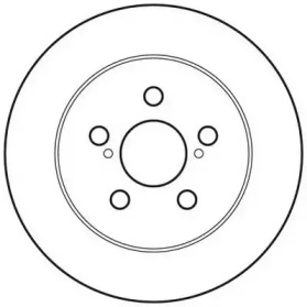 562751JC JURID JURID TOYOTA Гальмівний диск задн.Prius,Verso S,Lexus CT 200h 09-