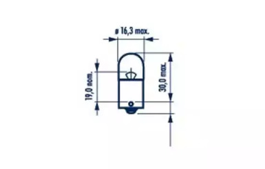 17311 NARVA Автолампа R10W 12V NARVA 10W BA15s