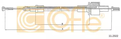 112322 COFLE Трос зчеплення