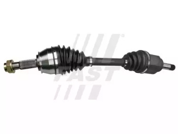 FT27131 FAST Полуось левая Fiat Doblo 1.3 D Multijet, 1.9 JTD (01-10) (L=615мм) 25*24 шлиц