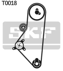 VKMA03200 SKF Роликовий модуль натягувача ременя (ролик, ремінь)