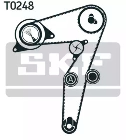 VKMA02193 SKF SKF К-кт. ГРМ  (рем.+2шт. ролик) Opel Vectra c 1.9 CDTI