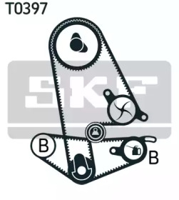 VKMA93011 SKF Роликовий модуль натягувача ременя (ролик, ремінь)