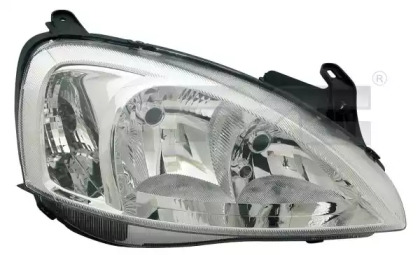 206065252 TYC OPE CORSA прав. H7+H7 фара перед. -tyправ. VALEO [3/03-]
