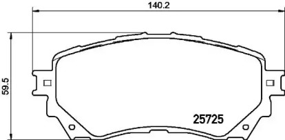 P49048 BREMBO Тормозные колодки дисковые