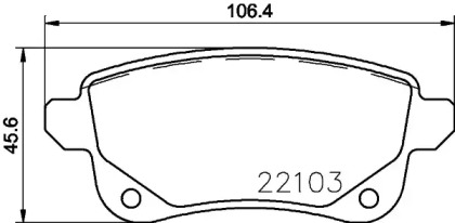 P68064 BREMBO Гальмівні колодки дискові