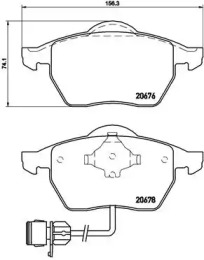 P85026 BREMBO Гальмівні колодки дискові