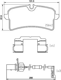 P85151 BREMBO Гальмівні колодки дискові