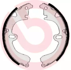 S83506 BREMBO Гальмівні колодки барабанні
