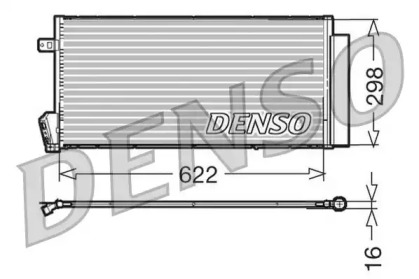 DCN09018 DENSO Радіатор кондиціонера