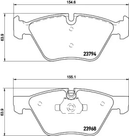 MDB2692 MINTEX Колодки гальмівні дискові