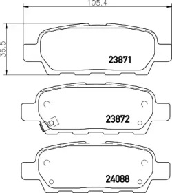 MDB2261 MINTEX Колодки гальмівні дискові