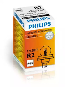 12620C1 PHILIPS Лампа накаливания R2 12V 45/40W P45t-41 STANDARD (пр-во Philips)