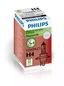 13342MLC1 PHILIPS 13342MLC1 (PHILIPS) H4 MasterLife 24V 75/70W P43t-38