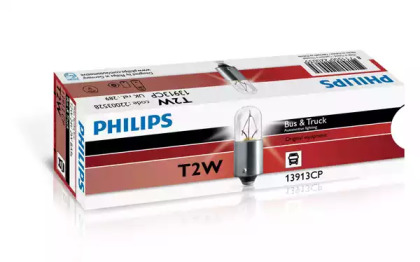 13913CP PHILIPS Лампа 24V T2W24V 2W BA9s (пр-во Philips)