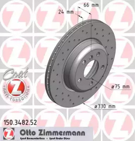 150348252 ZIMMERMANN Диск гальмівний