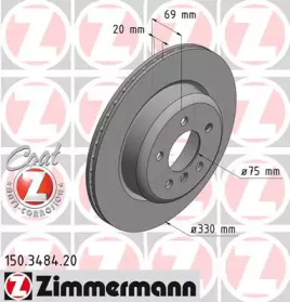 150348420 ZIMMERMANN Диск гальмівний
