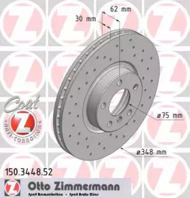 150344852 ZIMMERMANN Диск гальмівний
