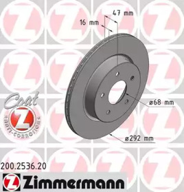 200253620 ZIMMERMANN Диск гальмівний