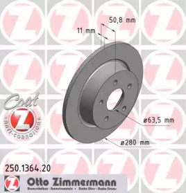 250136420 ZIMMERMANN Диск гальмівний