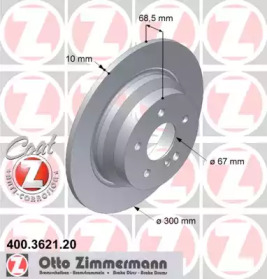 400362120 ZIMMERMANN Диск гальмівний