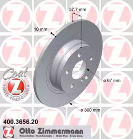 400365620 ZIMMERMANN Гальмiвнi диски
