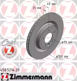 450521420 ZIMMERMANN Диск гальмівний