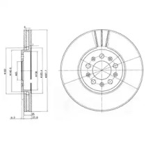 BG3035C DELPHI Гальмівний диск